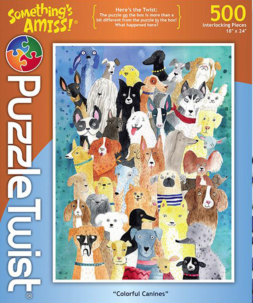 Colorful Canines Twist Puzzle