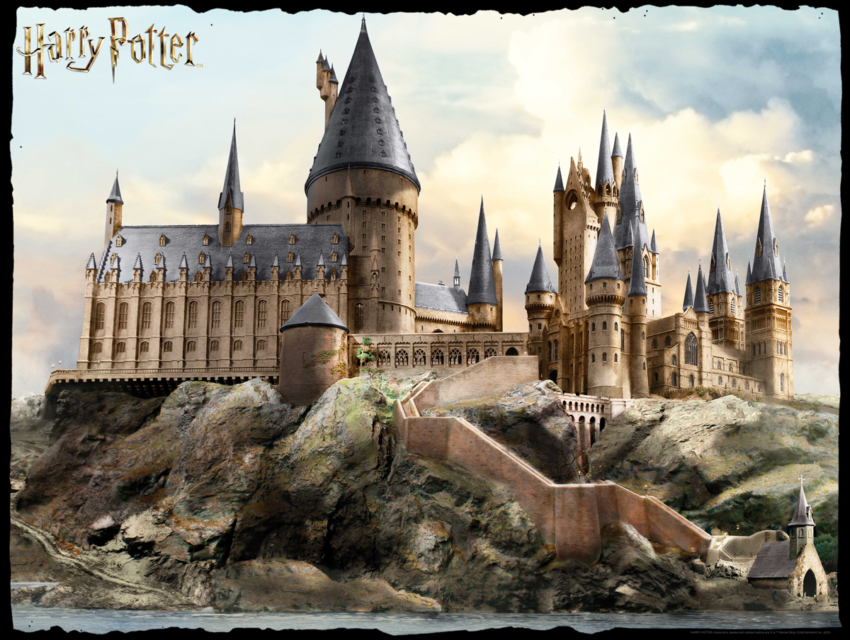 Scratch OFF Puzzle :  Harry Potter Hogwarts Day to Night