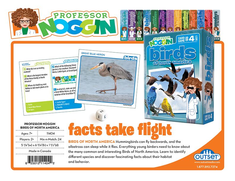 Professor Noggin's Birds of North America