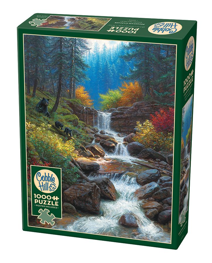 Cobble Hill Mountain Cascade 1000-teiliges Puzzle von Mark Keathley ...