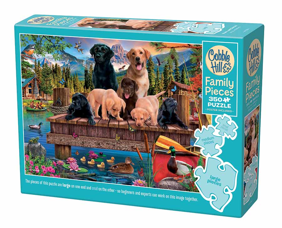 Pups and Ducks Dogs Jigsaw Puzzle