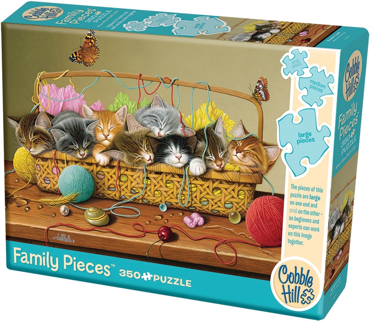 Basket Case - Scratch and Dent Cats Jigsaw Puzzle
