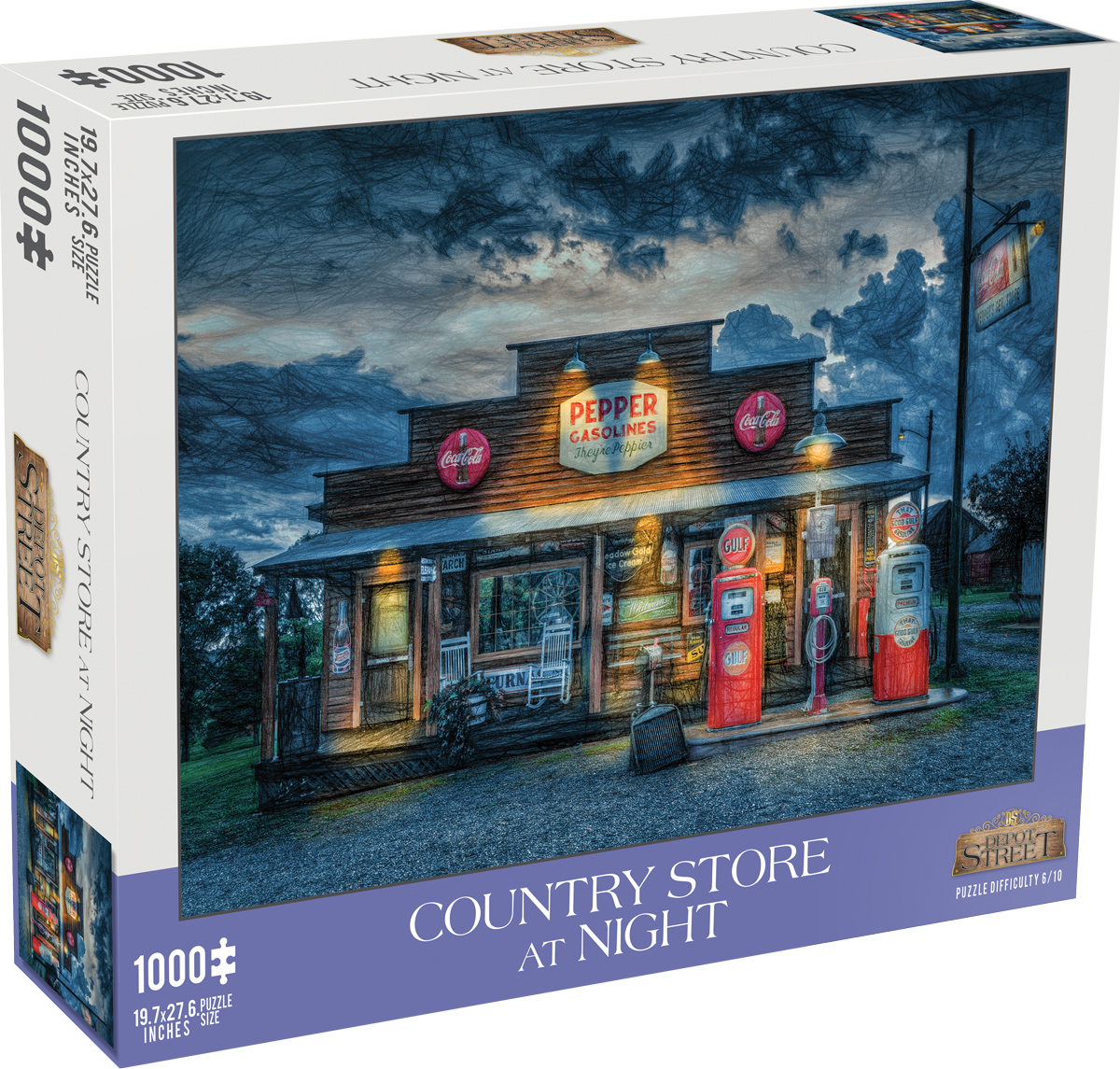 Country Store at Night Puzzle