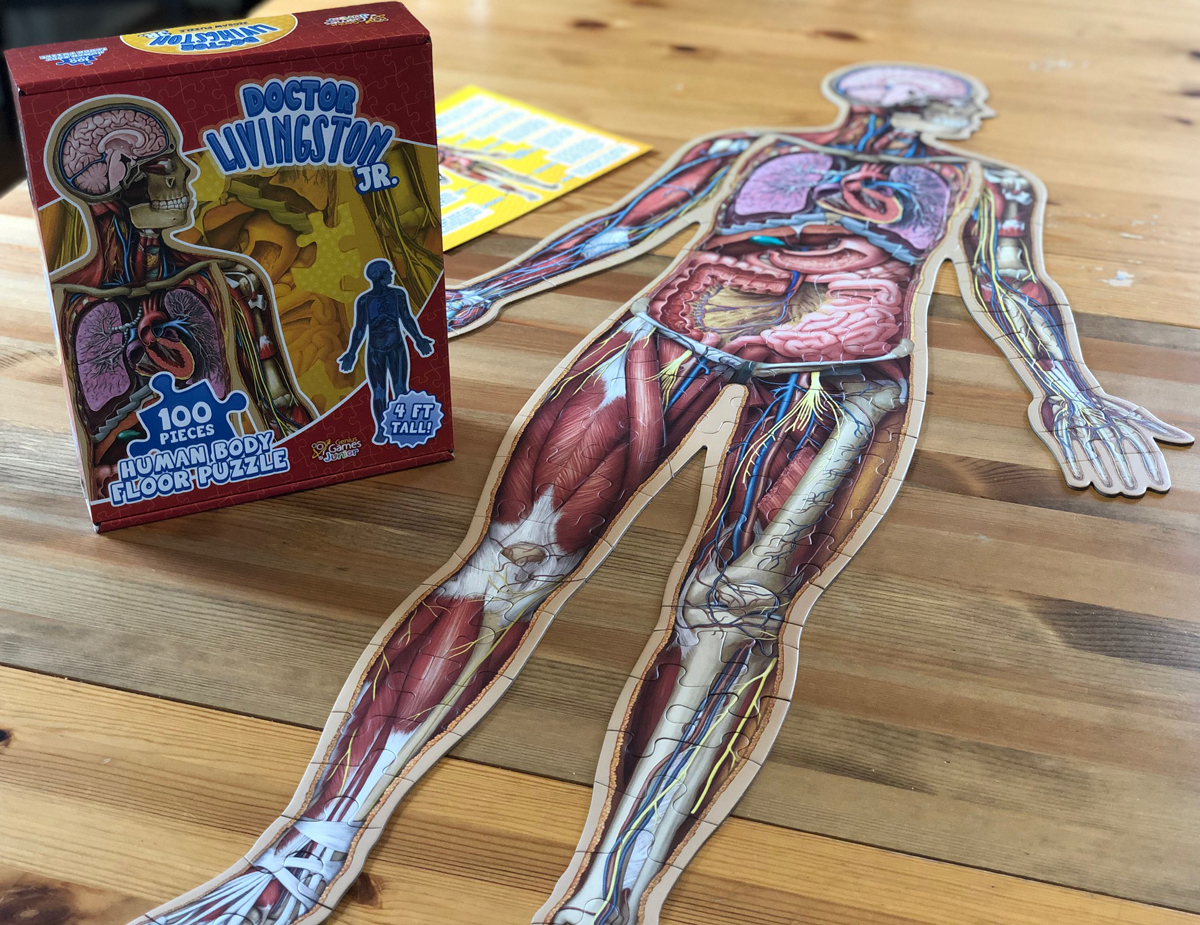 Dr. Livingston Jr. Human Body Floor Puzzle - Scratch and Dent