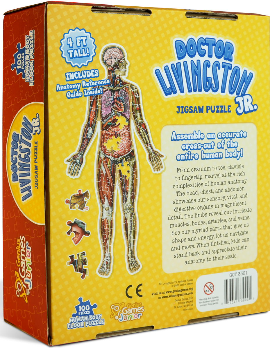 Dr. Livingston Jr. Human Body Floor Puzzle