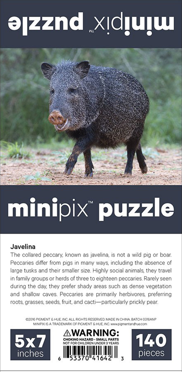 Javelina MiniPix® Puzzle