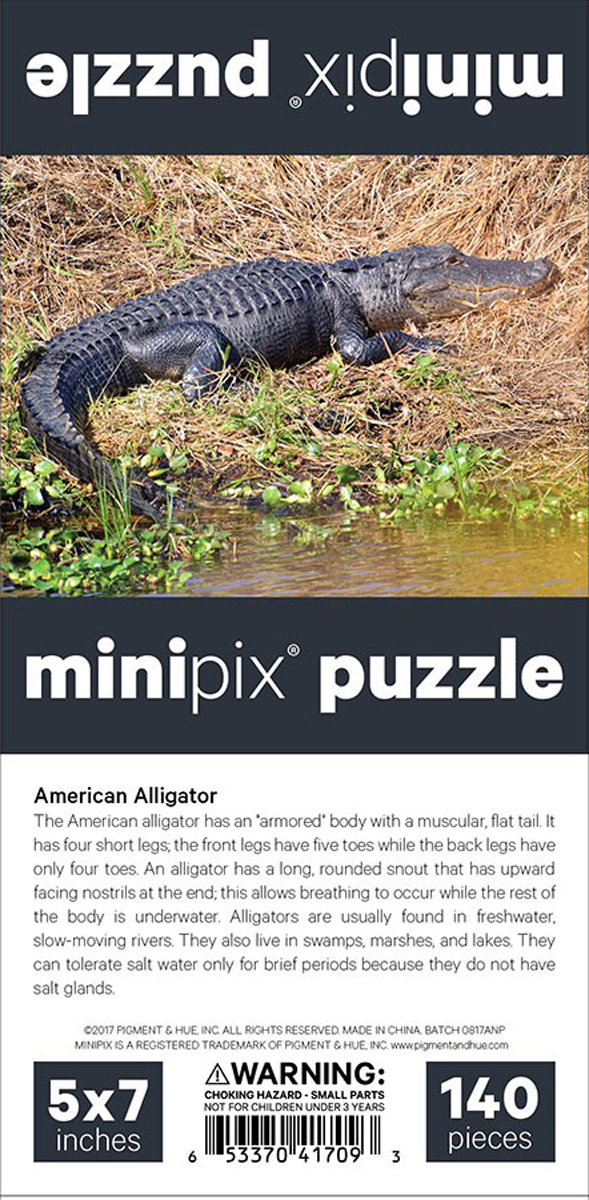 American Alligator MiniPix® Puzzle