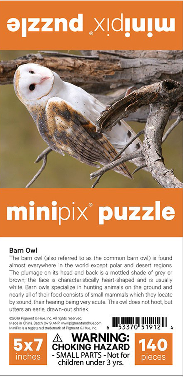 Barn Owl MiniPix® Puzzle