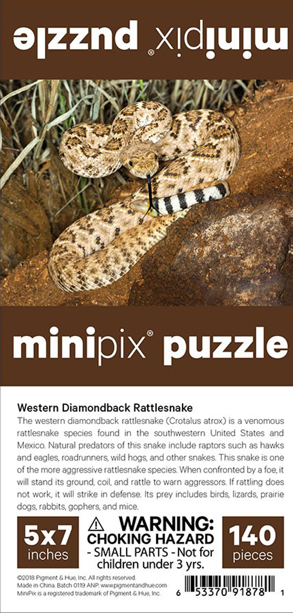 Western Diamondback Rattlesnake Mini Puzzle
