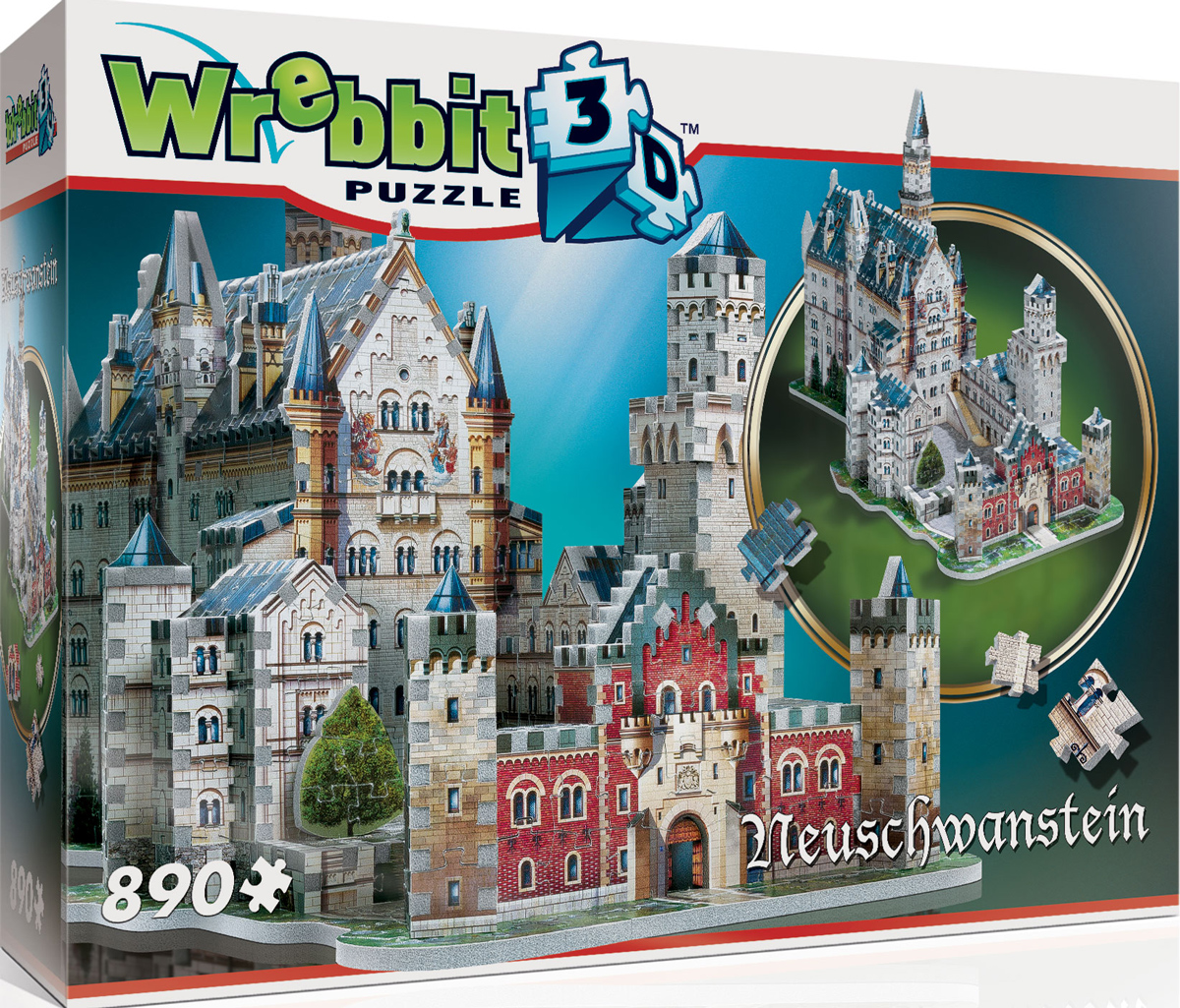 Neuschwanstein Castle 3D Wrebbit Puzzle