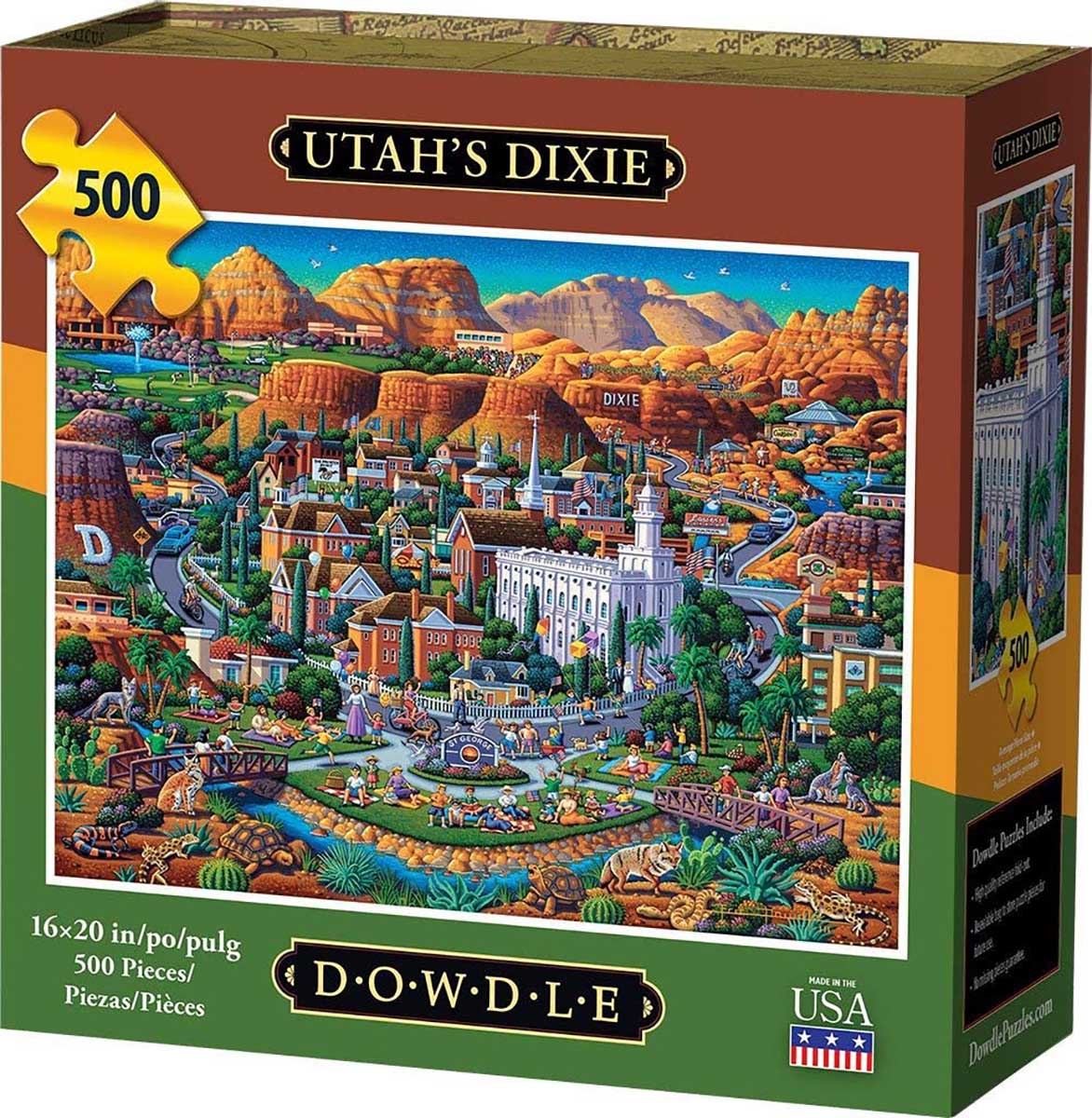 Sunny St. George, 500 Pieces, Dowdle Folk Art | Puzzle Warehouse