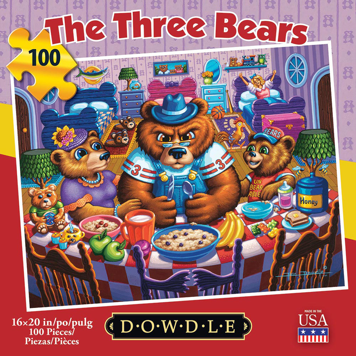 The Three Bears 100 Piece