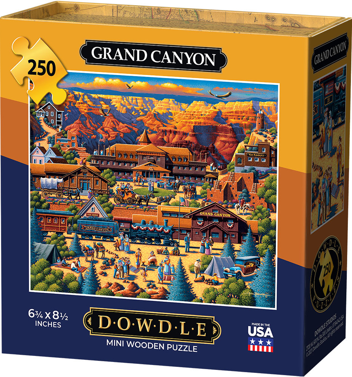 Grand Canyon Mini Puzzle, 250 Pieces, Dowdle Folk Art | Puzzle Warehouse