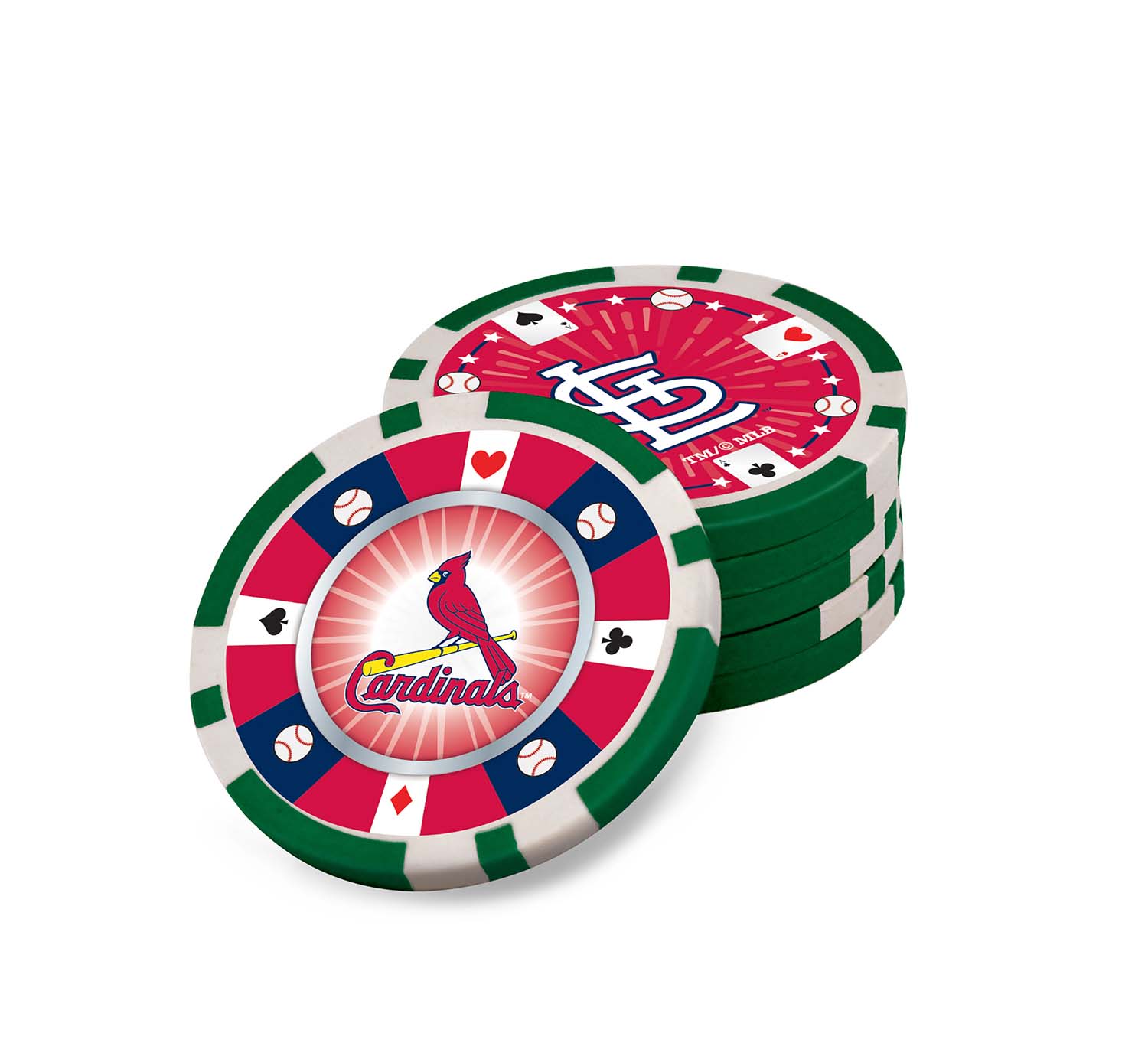 St. Louis Cardinals Poker Set