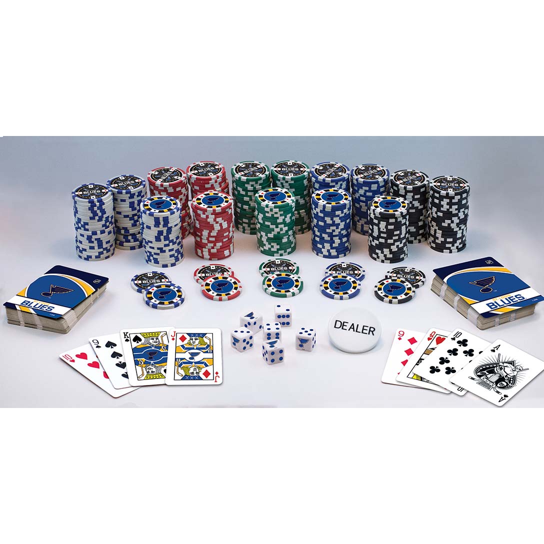 St. Louis Blues Poker Set