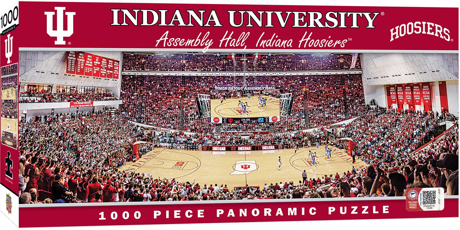Indiana Hoosiers NCAA Stadium Panoramics Basketball Center View