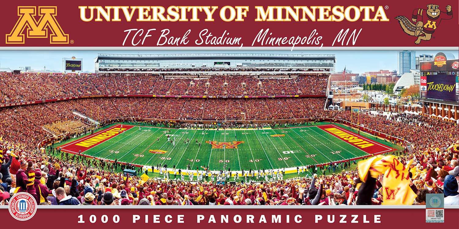 Minnesota Golden Gophers NCAA Stadium Panoramics Center View