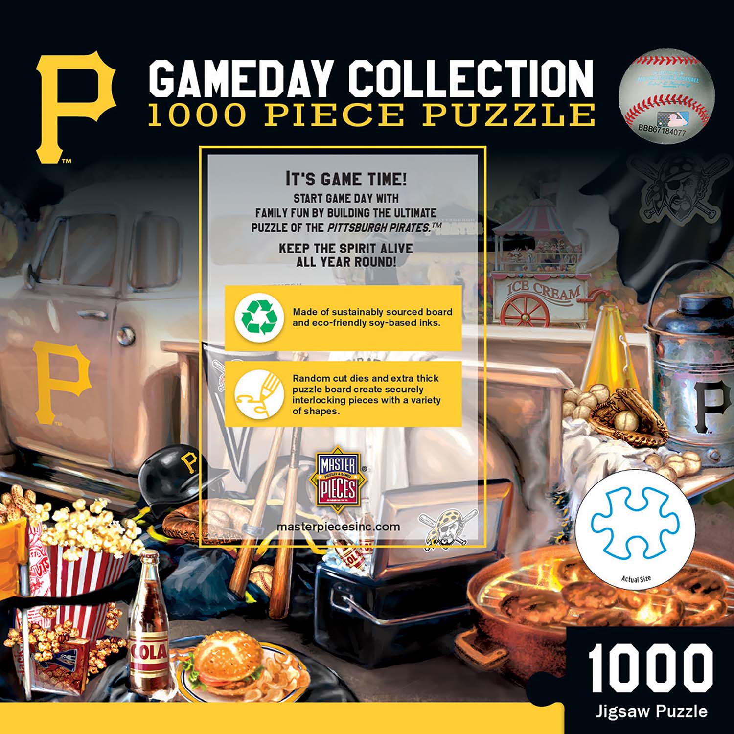 Pittsburgh Pirates MLB Gameday, 1000 Pieces, MasterPieces Puzzle
