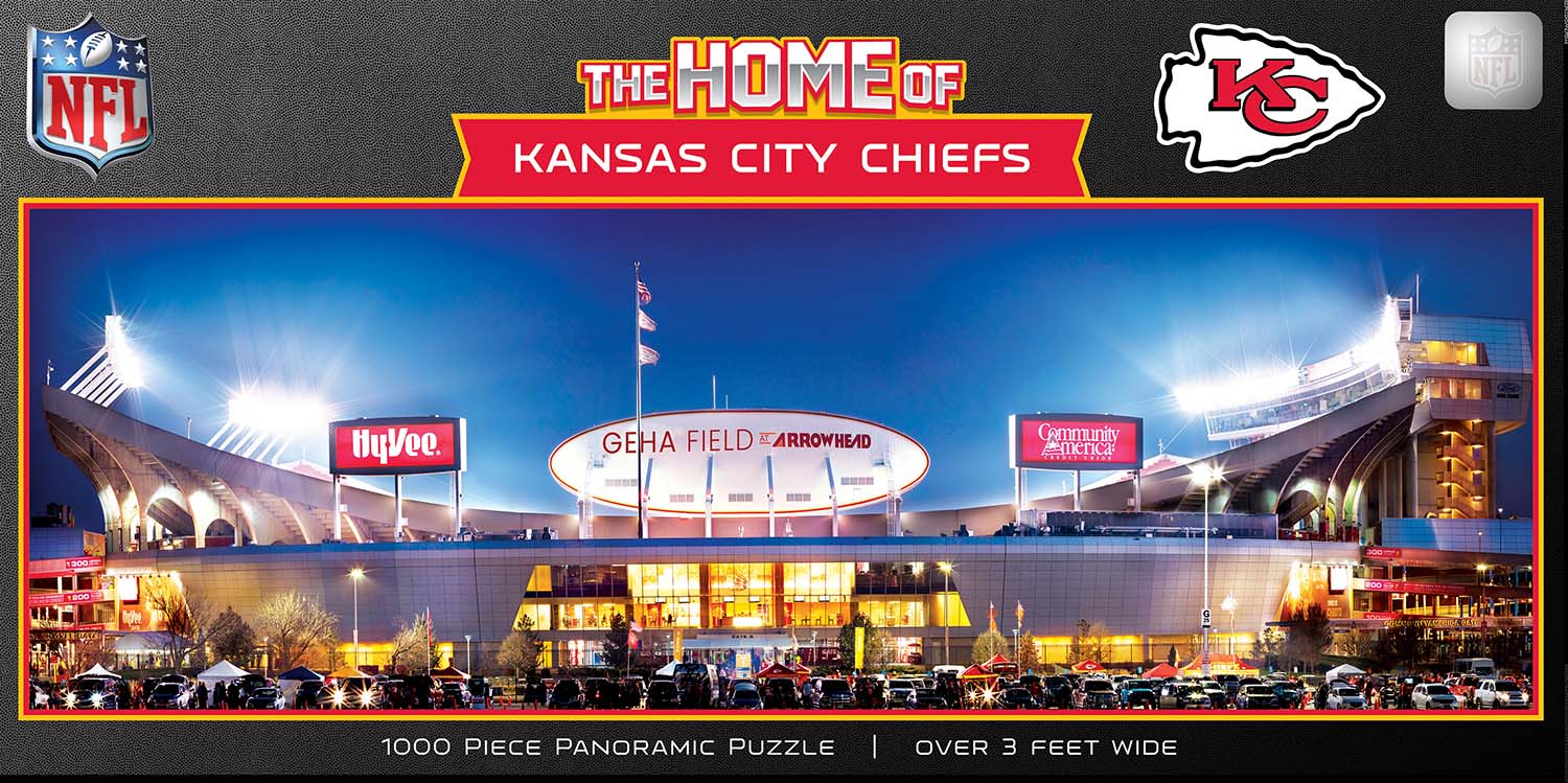 Kansas City Chiefs NFL , 1000 Pieces, MasterPieces | Puzzle Warehouse