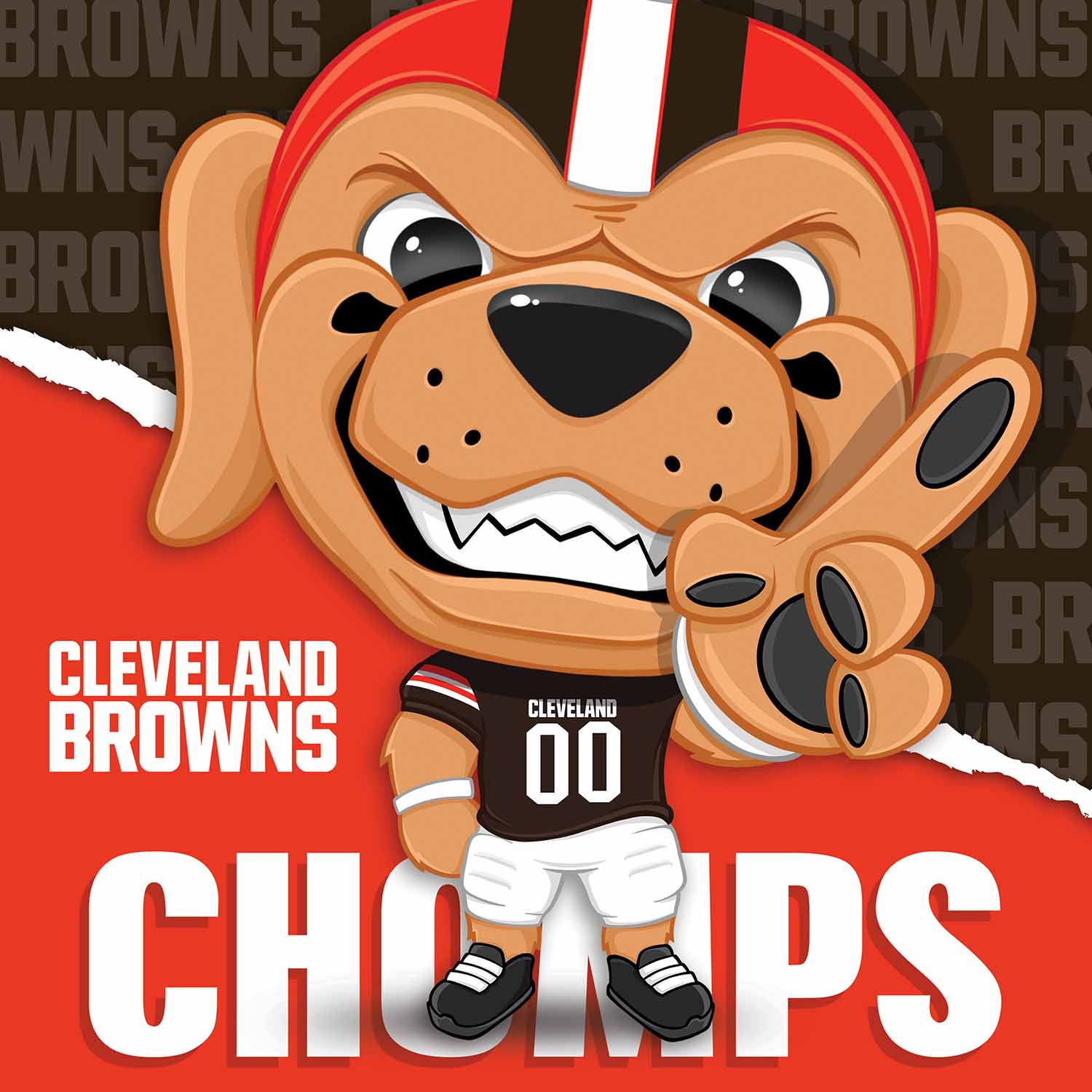 Cleveland Browns NFL Mascot, MasterPieces Puzzle Warehouse