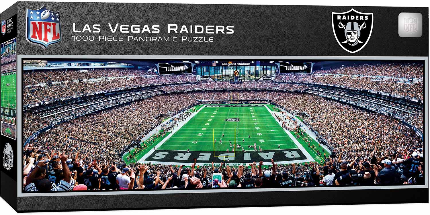 Las Vegas Raiders NFL - End Zone, 1000 Pieces, MasterPieces | Puzzle ...