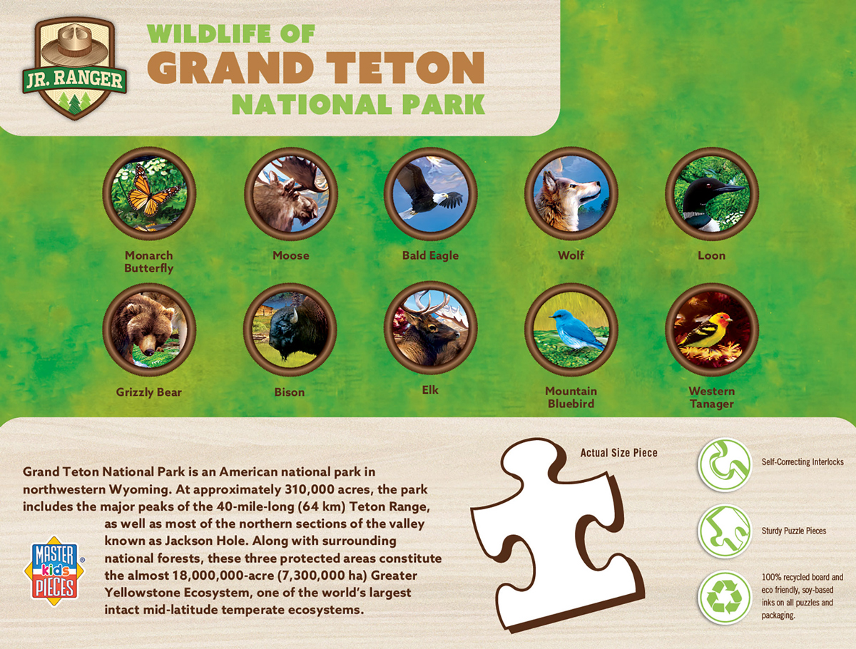 Wildlife of Grand Teton National Park Jr. Ranger