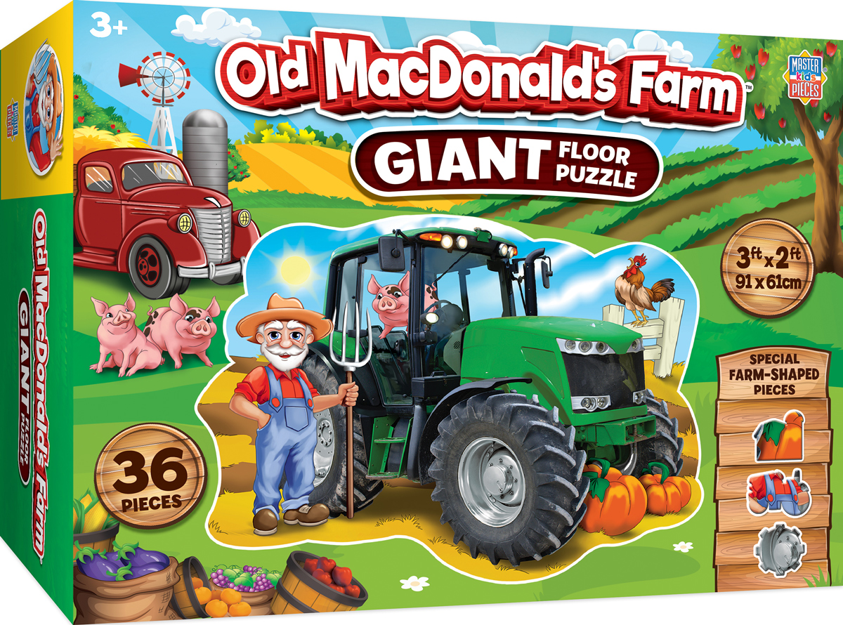 Old MacDonald's Farm - Shaped Floor Puzzle