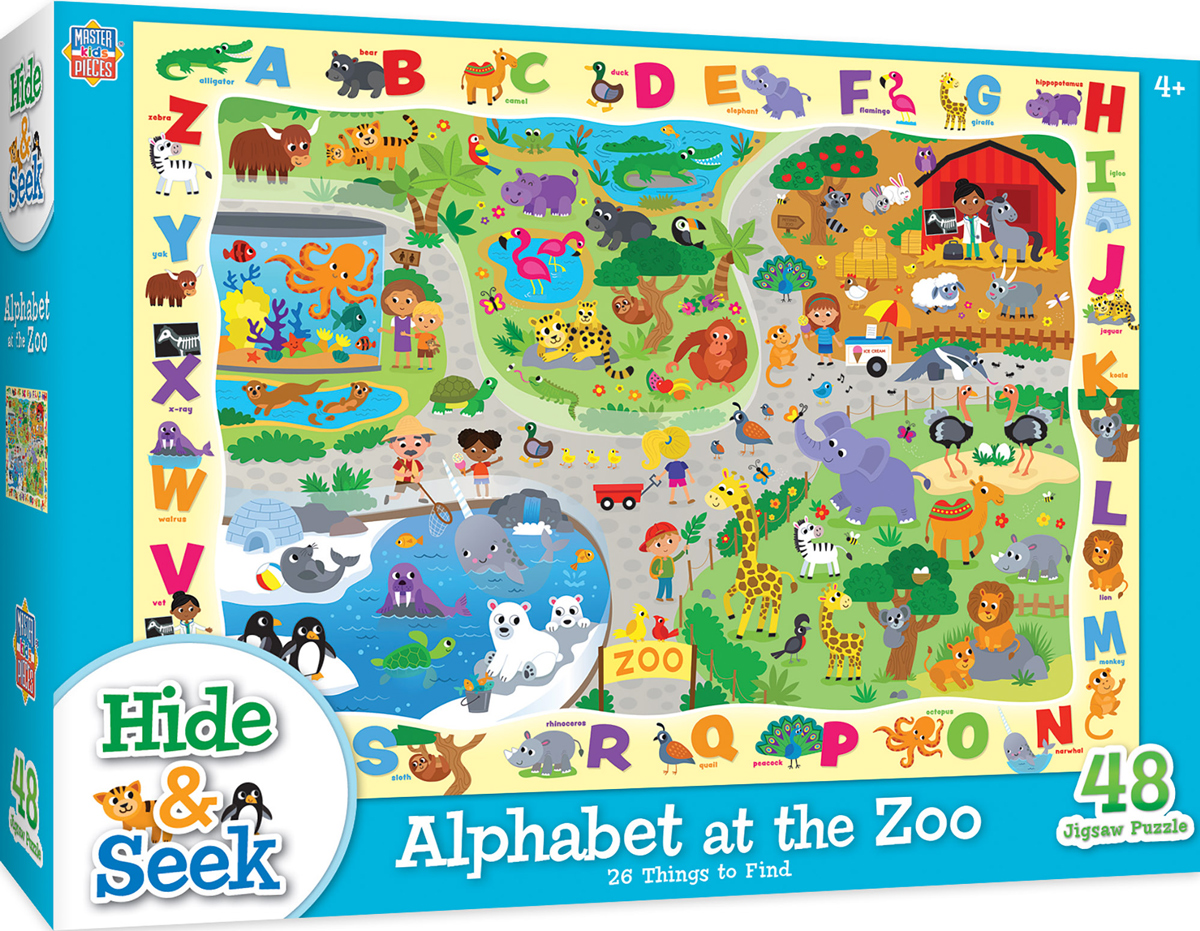 Hide & Seek - Alphabet at the Zoo