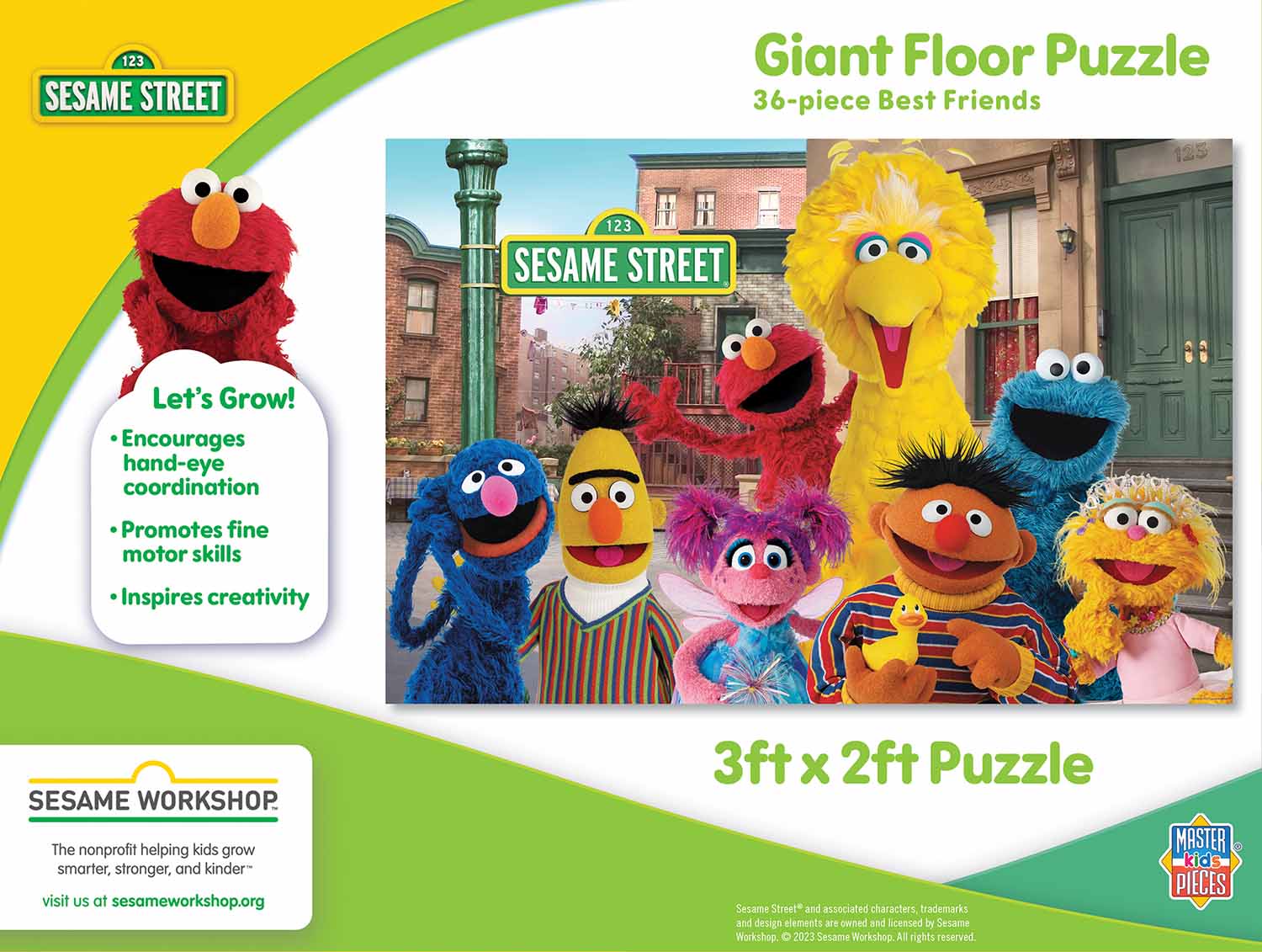 Sesame Street - Best Friends , 36 Pieces, MasterPieces | Puzzle Warehouse