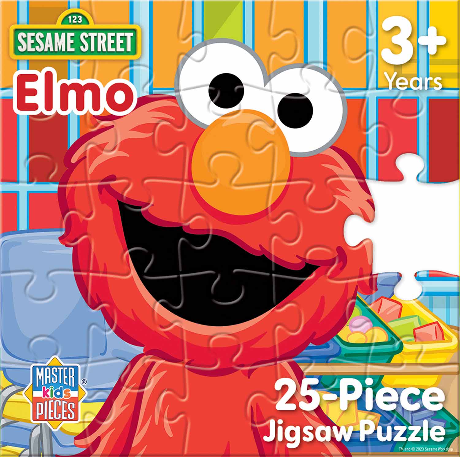 Sesame Street - Elmo, 25 Pieces, MasterPieces | Puzzle Warehouse