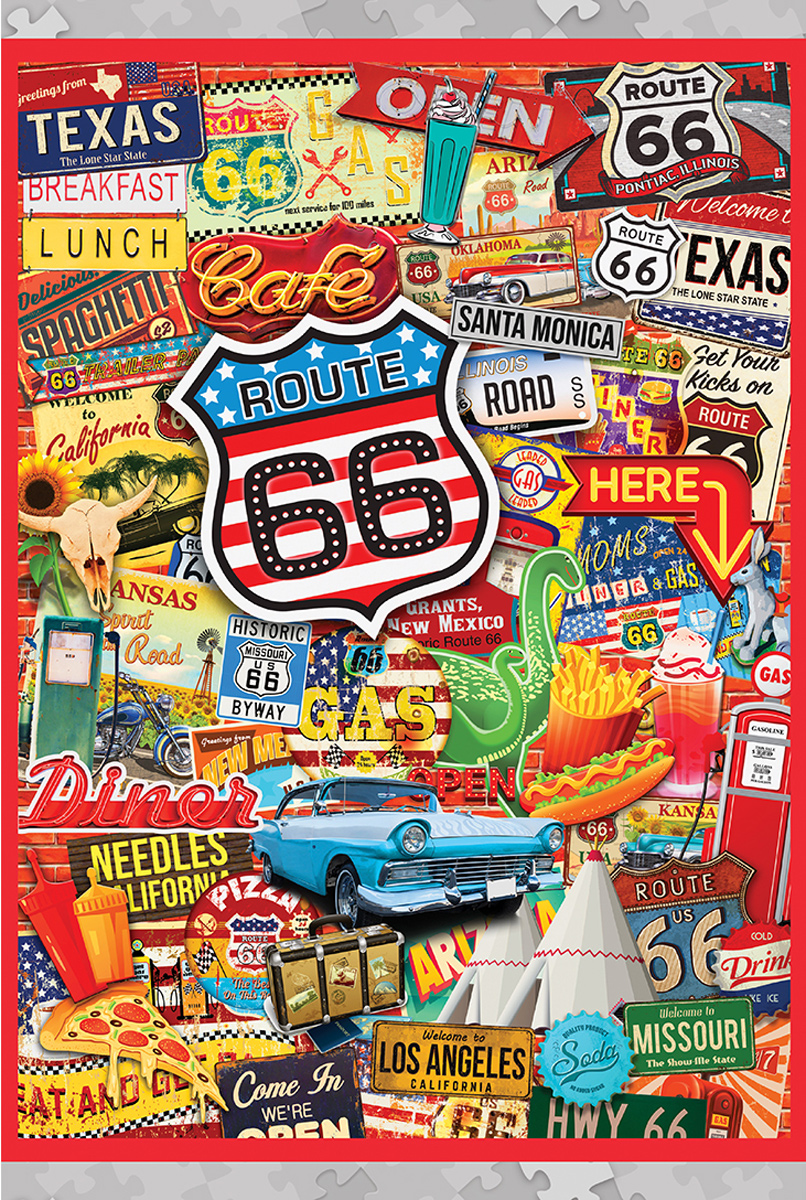 Route 66 Mini Puzzle