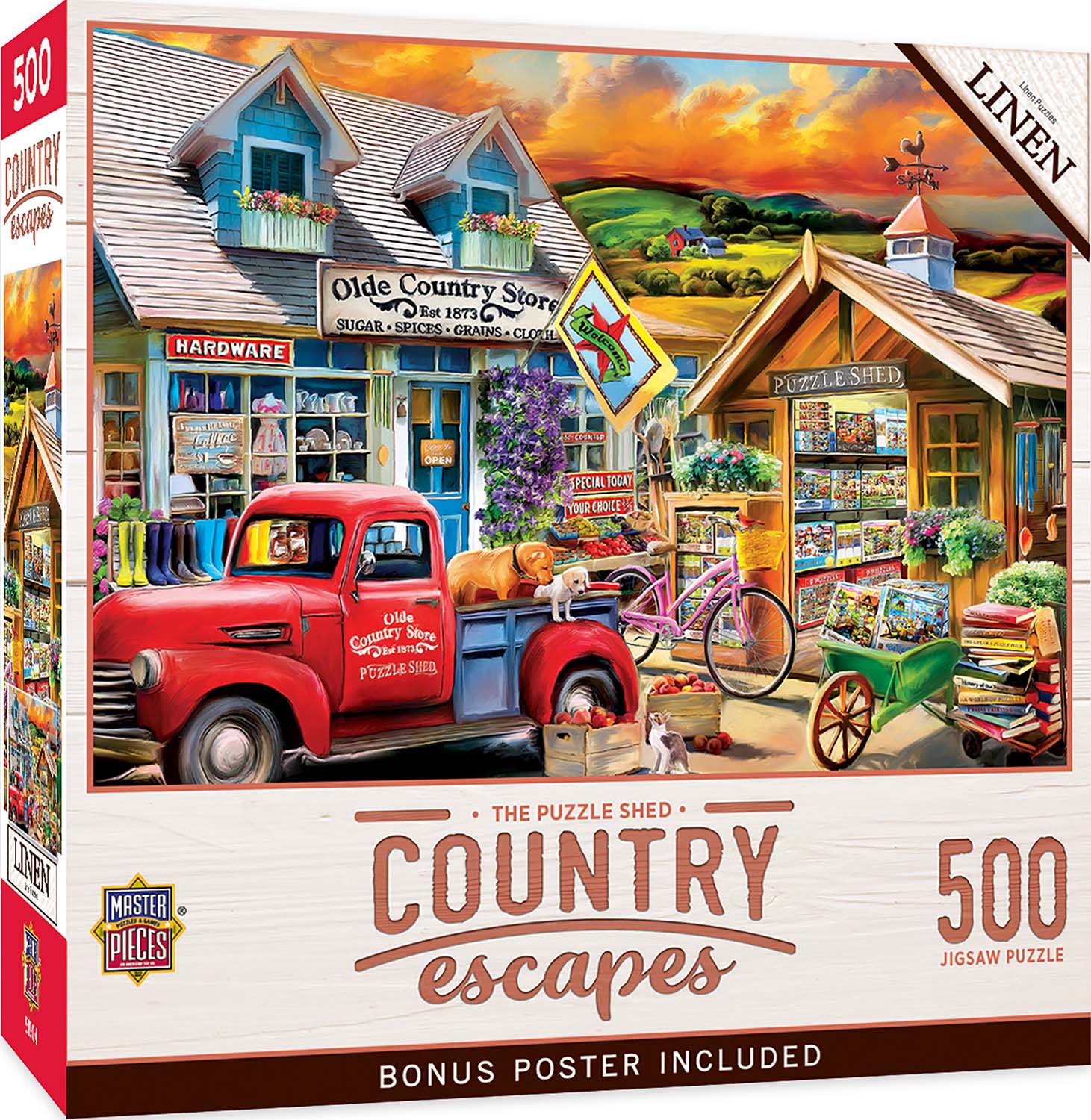 Country Escapes - The Puzzle Shed, 500 Pieces, MasterPieces | Puzzle ...