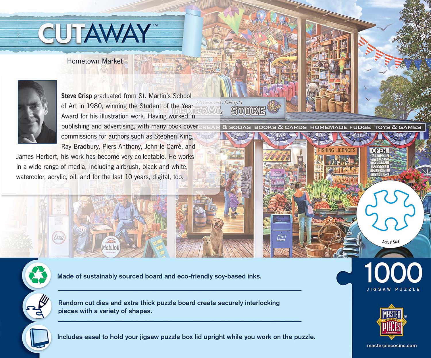 Hometown Market, 1000 Pieces, MasterPieces | Puzzle Warehouse