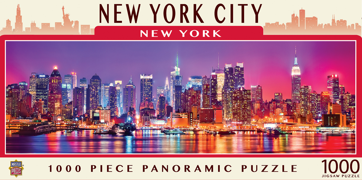 New York 1,000 Piece Panoramic Puzzle