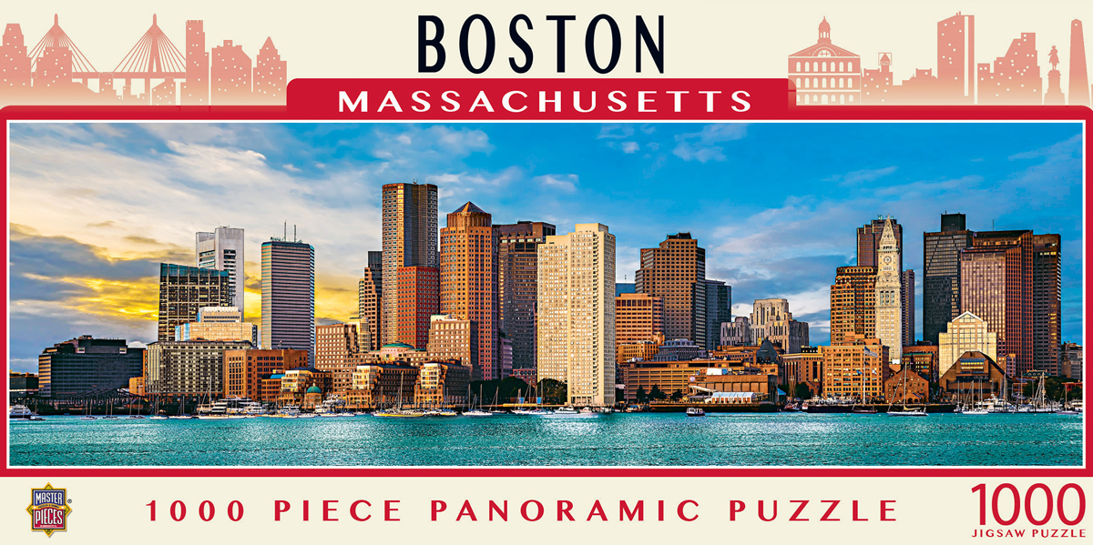 Boston 1,000 Piece Panoramic Puzzle