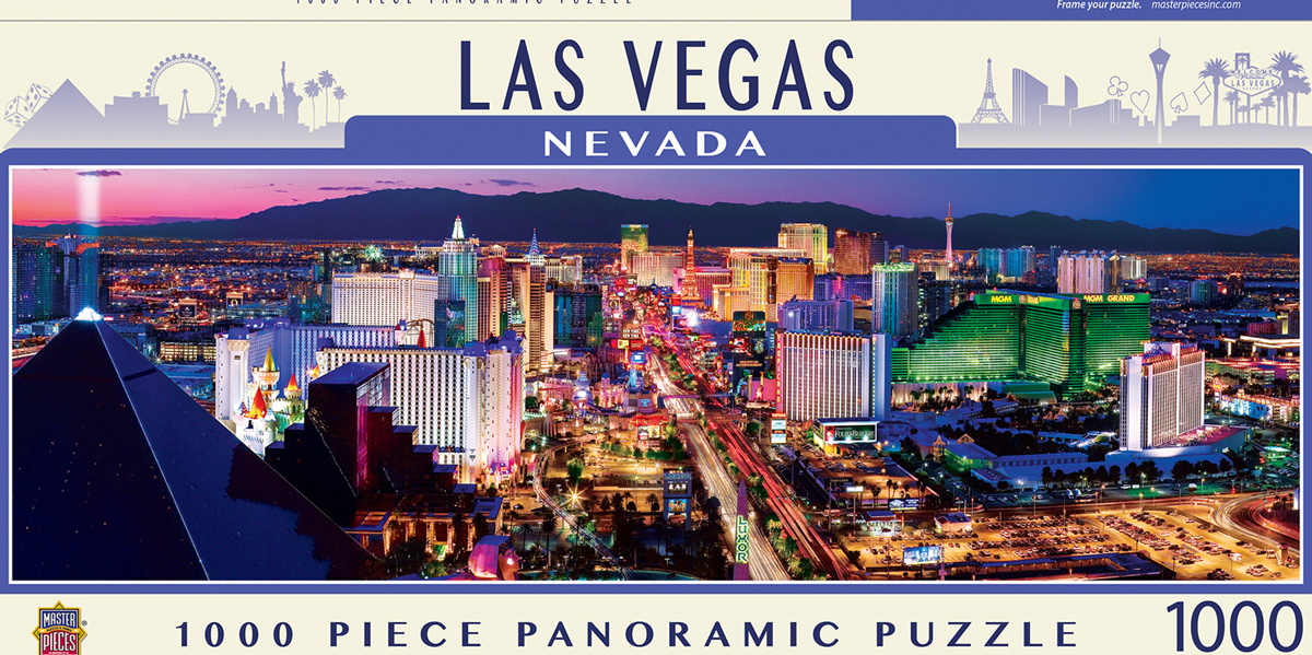 Las Vegas 1,000 Piece Panoramic Puzzle