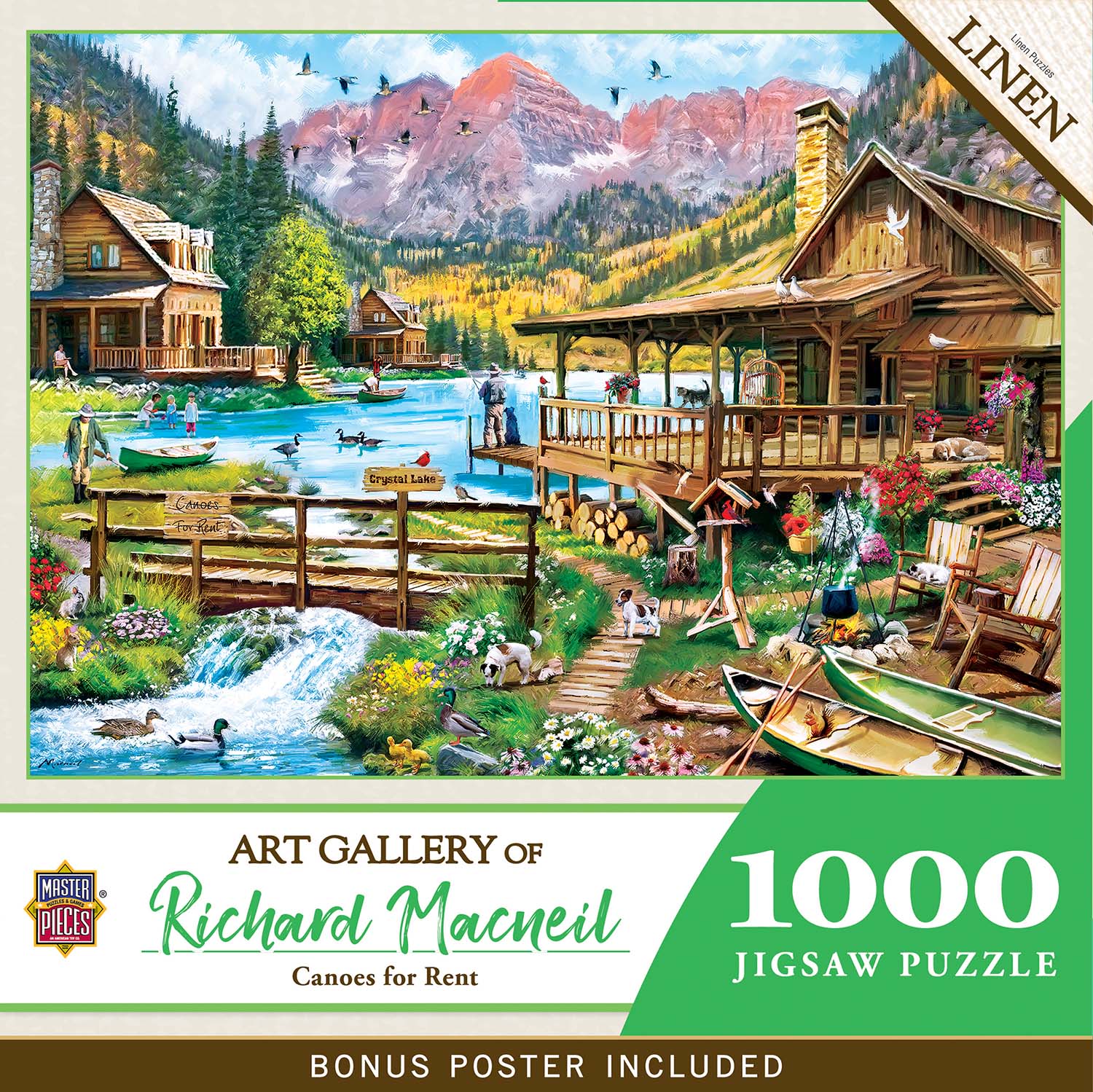 Canoes For Rent, 1000 Pieces, MasterPieces | Puzzle Warehouse