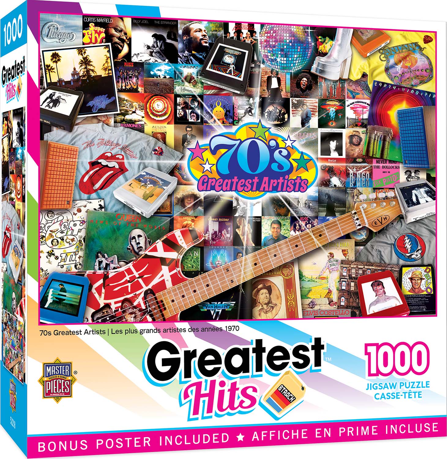 Greatest Hits - 70's Artists, 1000 Pieces, MasterPieces | Puzzle Warehouse