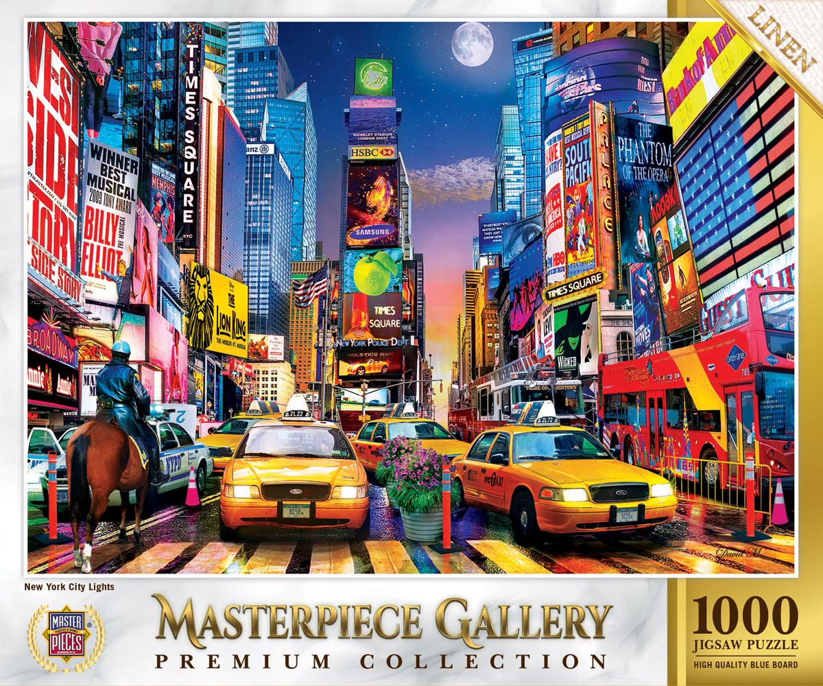 Kodak Premium Bright Lights Big City NYC 1500 Pcs Jigsaw Puzzles for sale online 