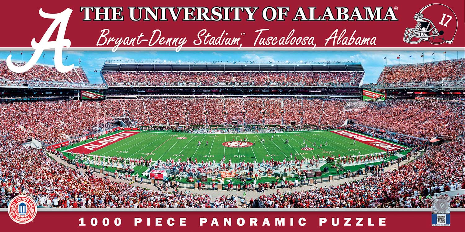 Alabama Crimson Tide NCAA Stadium Panoramics Center View
