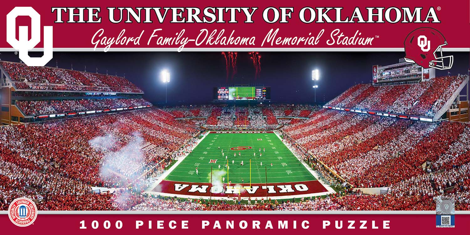 Oklahoma Sooners NCAA Stadium Panoramics End View