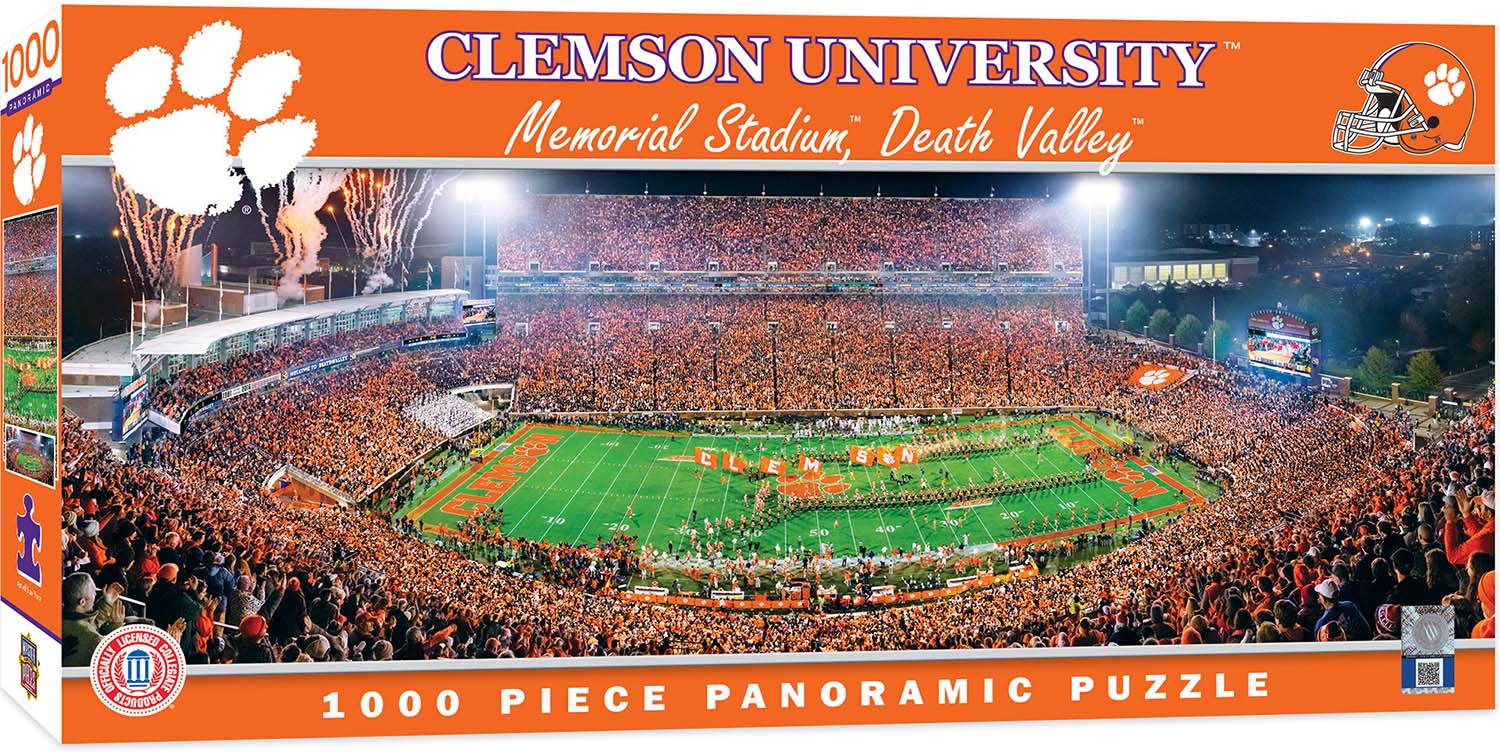 Clemson Tigers NCAA Stadium Panoramics Center View, 1000 Pieces ...