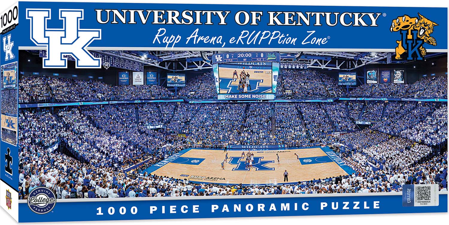 Kentucky Wildcats NCAA Stadium Panoramics Basketball Center View