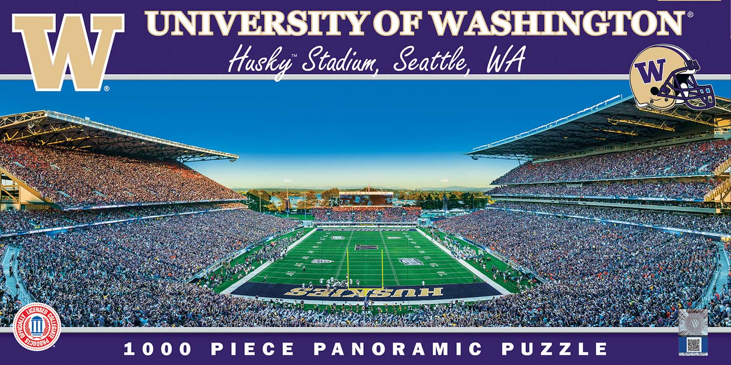 Washington Huskies NCAA Stadium Panoramics End View
