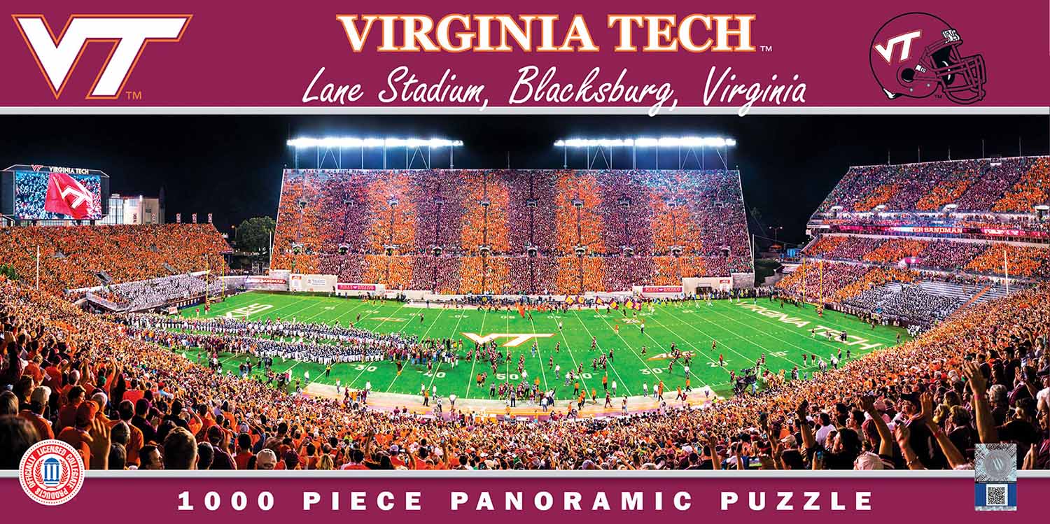 Virginia Tech Hokies NCAA Stadium Panoramics Center View