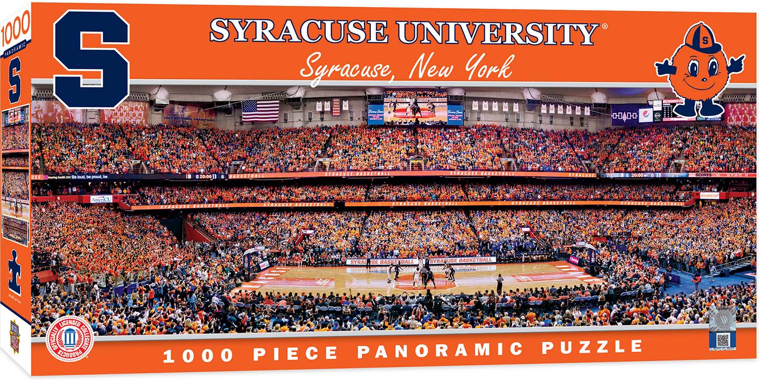 Syracuse Orange NCAA Stadium Panoramics Basketball Center View