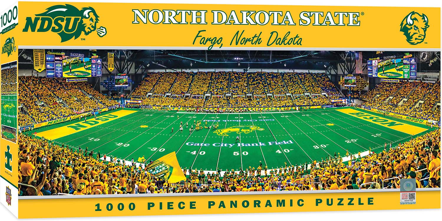North Dakota State Bison NCAA Stadium Panoramics Center View