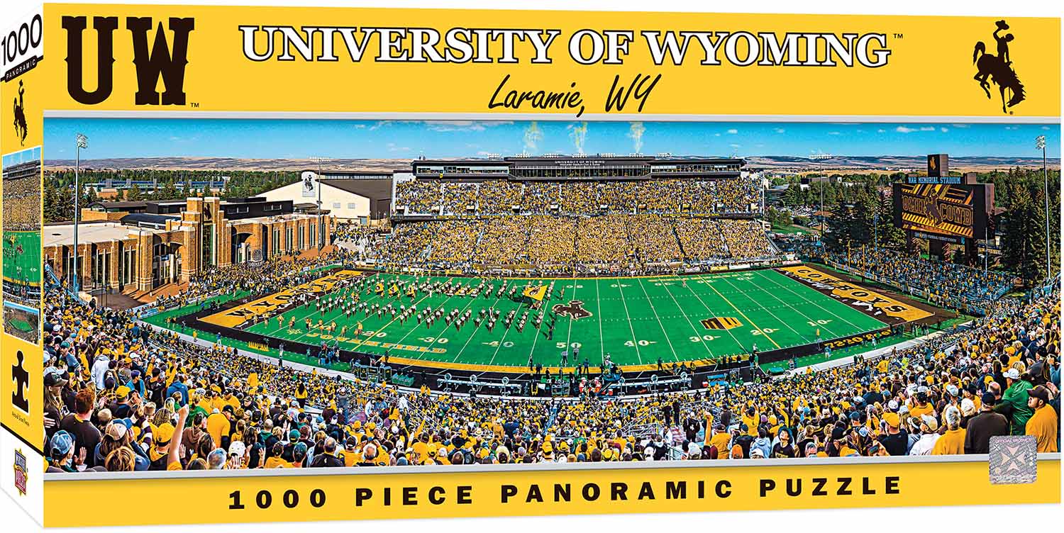 Wyoming Cowboys NCAA Stadium Panoramics Center View