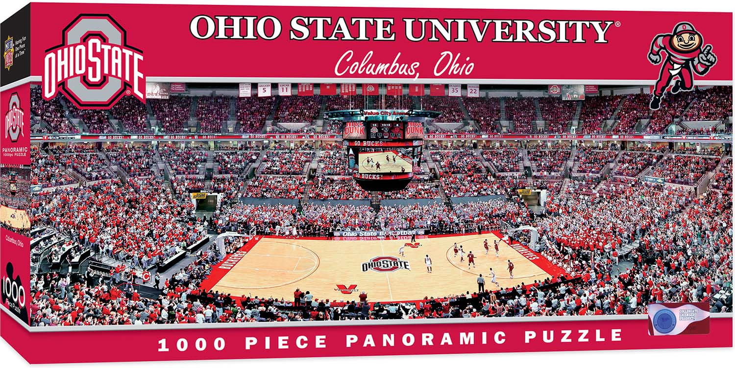 Ohio State University Buckeyes NCAA Stadium Panoramics Basketball Center View