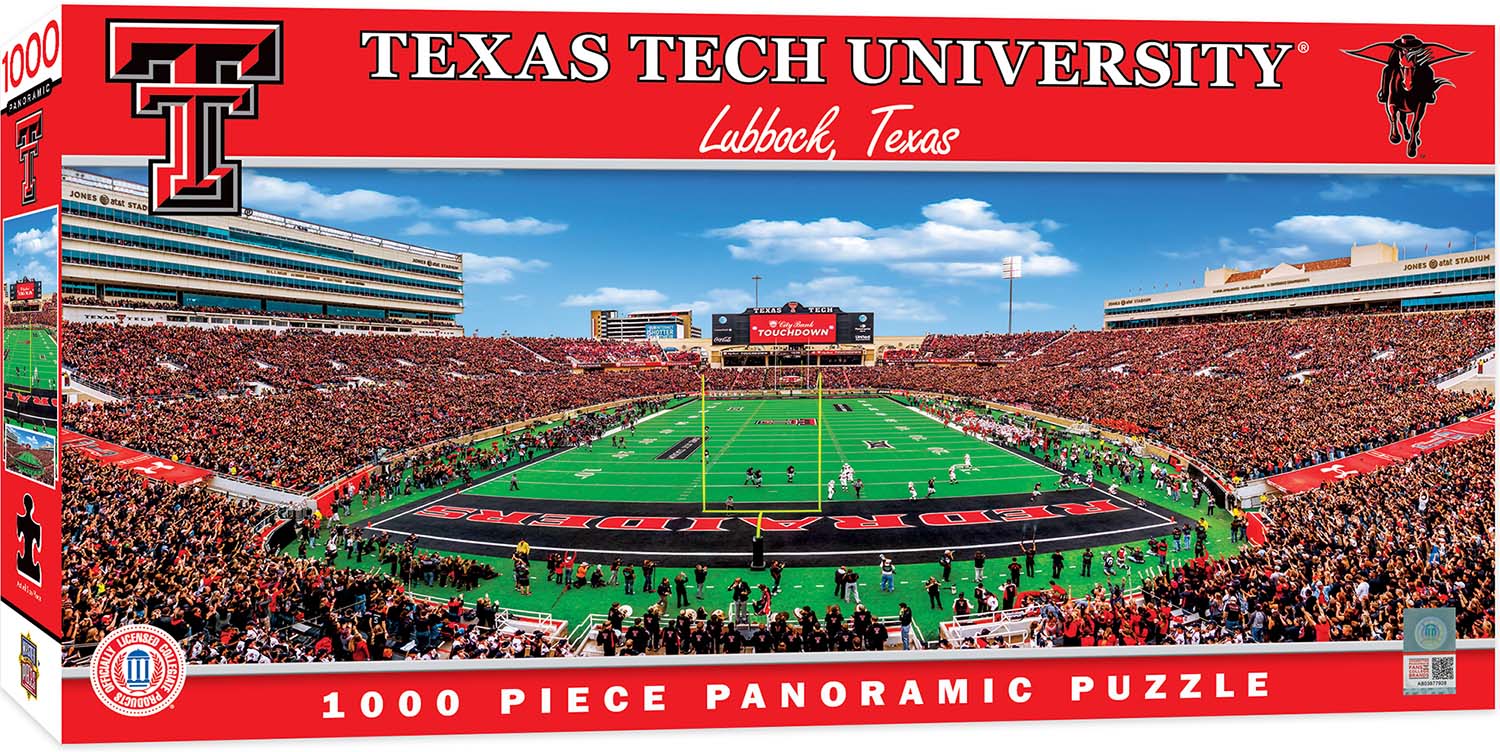 Texas Tech Red Raiders NCAA Stadium Panoramics End View